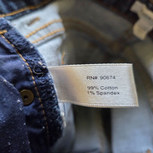 Boston Proper Jeans Womens Size 4L Mid Rise Straight Leg Stretch Plain Pocket - Picture 8 of 12